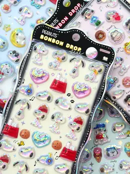 「ボンボンドロップシール」がロフトネットストアで抽選販売！ちゅるきらの「サンリオ」「スヌーピー」など合計21種