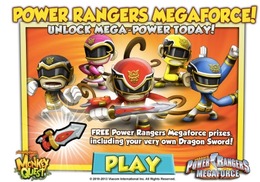 POWER RANGERS MEGAFORCE! UNLOCK MEGA-POWER TODAY!