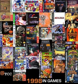 本日の一枚『歴史に残る名作が多数登場した1998年のゲームが結構すごい』
