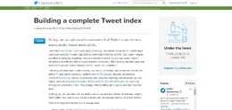 ツイッターのエンジニアブログ