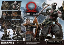 『ゴッド・オブ・ウォー』クレイトス&アトレウスの1/4ハイエンドフィギュアが予約受け付け開始―イーヴァルディの薄霧の装備一式も付属