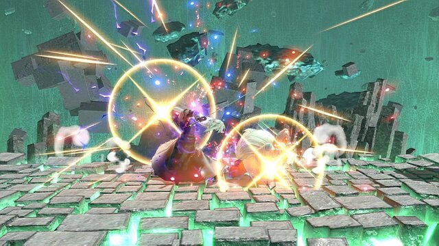 『スマブラSP』セフィロスを吸い込んだカービィは“かわイケメン”!? 3段階のフレアを使いこなし、後ろ髪もなびく！ 丸いのに鋭角的な姿を激写