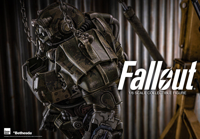 ヘルメットの着脱も！『Fallout』パワーアーマー「T-60」迷彩バージョンフィギュアの予約が6月25日から開始