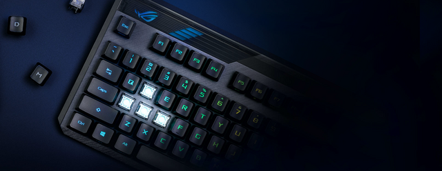 ASUSからテンキー脱着式キーボード「ROG Claymore II」、AIノイズキャンセリング搭載ウェブカメラ「ROG Eye S」発売
