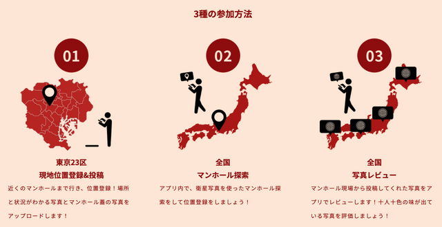 23区のマンホールを撮影して東京を救え！わりとマジメに社会貢献できる位置情報ゲームイベントが開催
