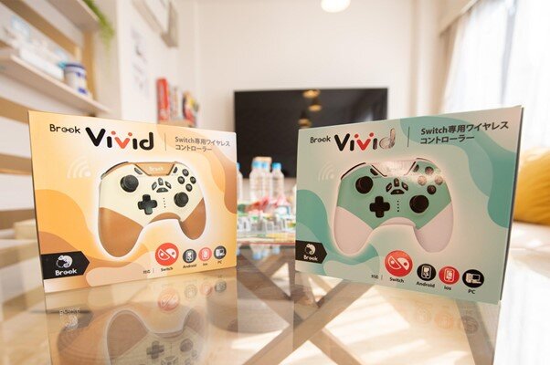 「Brook Vivid Switch用 ワイヤレス コントローラー」でオシャレに遊ぼう！背面ボタン、マクロ機能などゲーマーの欲しい機能も完備
