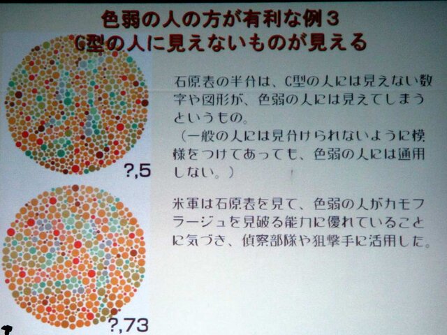 【MSM2009】ソフトウェア開発におけるカラーユニバーサルデザインの重要性