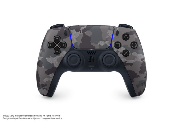 PS5コントローラー、カバー、ヘッドセットに新色登場！「グレーカモフラージュ」発売決定