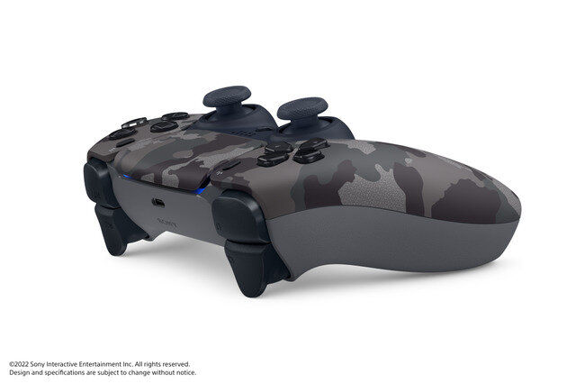 PS5コントローラー、カバー、ヘッドセットに新色登場！「グレーカモフラージュ」発売決定