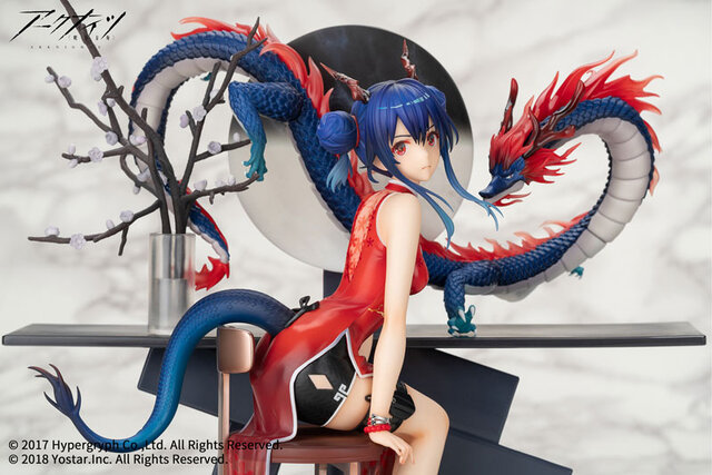 『アークナイツ』「チェン」が「歳紅霞」のチャイナドレス姿で立体化！艶やかなメリハリボディが魅力的