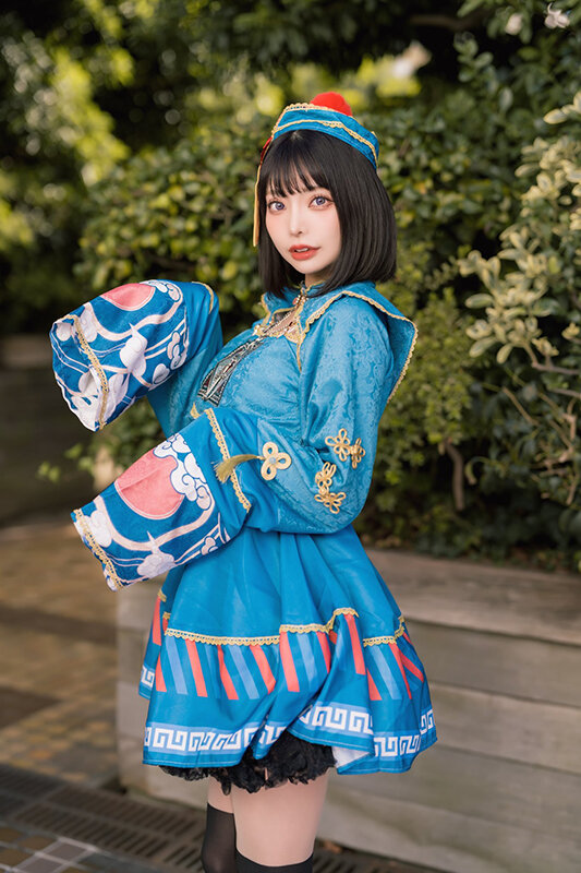 キョンシー（中国ロリータ服）／米倉みゆ（@0630_miyu_）、撮影：乃木章