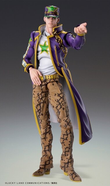 『ジョジョ』第6部の「空条承太郎」が、「超像可動シリーズ」フィギュアに―オラオララッシュを再現できるエフェクトパーツが付属ッ！