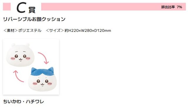 「ちいかわ」オンラインくじが4月3日から販売！BIGサイズの抱っこクッションや寝そべりぬいぐるみなど、“もちふわ”な全13種