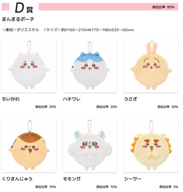 「ちいかわ」オンラインくじが4月3日から販売！BIGサイズの抱っこクッションや寝そべりぬいぐるみなど、“もちふわ”な全13種