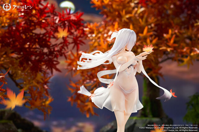 特殊塗料によって、人肌そっくりの手触り！『アズレン』より「翔鶴」がボディラインを際立たせる透けドレス姿で立体化