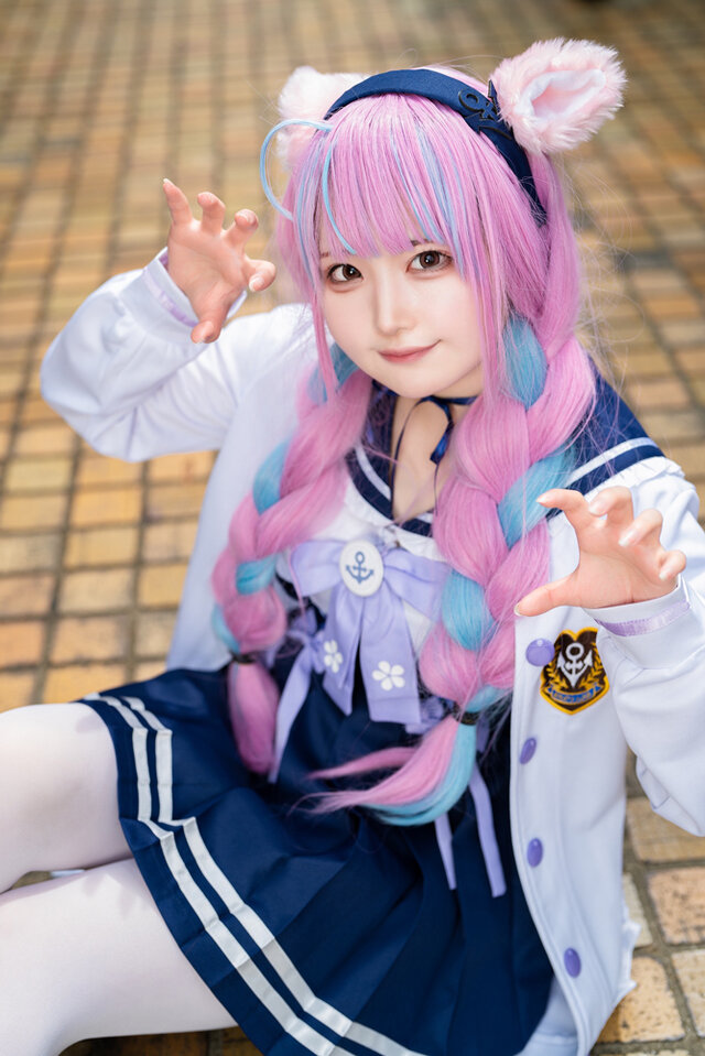 湊あくあ「ホロライブ」／みら（@tehslu__cos_xxx）