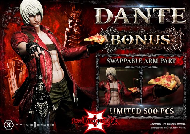 約18万円も納得の超絶クオリティ！『デビルメイクライ3』より、主人公「ダンテ」が高級スタチューに―その造形ランクはSSS