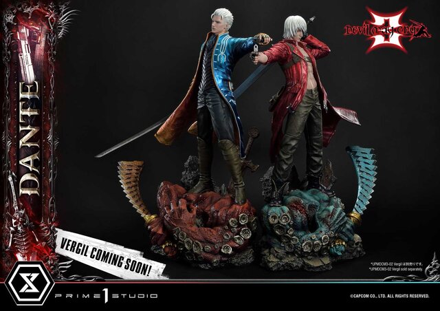 約18万円も納得の超絶クオリティ！『デビルメイクライ3』より、主人公「ダンテ」が高級スタチューに―その造形ランクはSSS