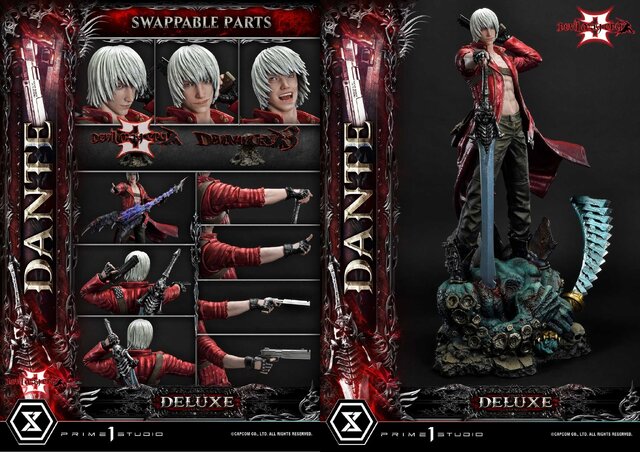 約18万円も納得の超絶クオリティ！『デビルメイクライ3』より、主人公「ダンテ」が高級スタチューに―その造形ランクはSSS