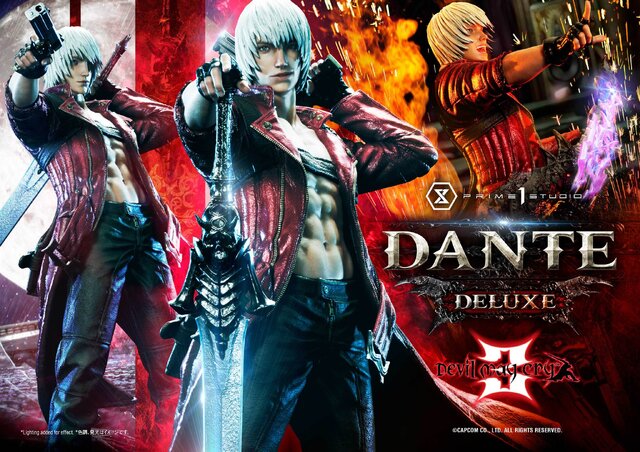 約18万円も納得の超絶クオリティ！『デビルメイクライ3』より、主人公「ダンテ」が高級スタチューに―その造形ランクはSSS