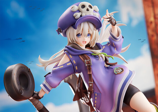 健康的な太ももに、紫のハートマークがキュート！『ギルティギア ストライヴ』より、「メイ」のアナザーカラーフィギュアが予約受付中