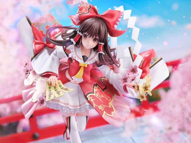 はにかんだ表情、少女感あふれる姿が可愛い！『東方Project』より「博麗霊夢」が藤ちょこ氏のイラストをもとに立体化