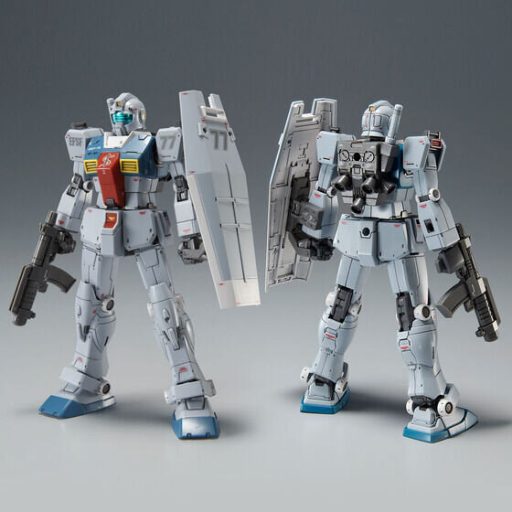 並べて見比べたい！「機動戦士ガンダム ククルス・ドアンの島」より、スレッガー搭乗機とモロッコ戦線仕様の「ジム」 が本日25日11時より予約受付開始
