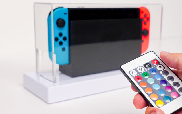 ゲーム機やアクスタ、フィギュアを推しカラーに染められる！「ゲーミングLEDショーケース」が最高にクール