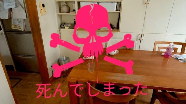残念。死んでしまいました。
