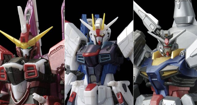 「機動戦士ガンダムSEED」より、「フリーダム」ら3機が揃い踏み！限定メタリック仕様の「20周年記念MSセット」が発売