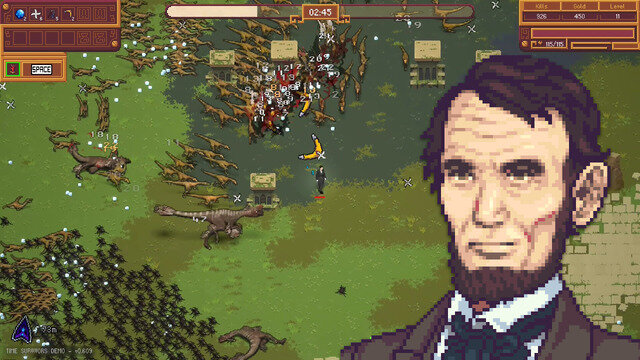 空飛ぶロボ信長も参戦―偉人が集うヴァンサバ系ACT『Time Survivors』リリース！リンカーンにナポレオン、ゴッホが魔物の群れと白熱バトル
