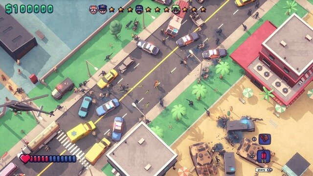 『GTA』×『Vampire Survivors』なローグライトクライムACT『Maniac』デモ版配信―息絶えるまで街中を暴走し警察相手に大立ち回り