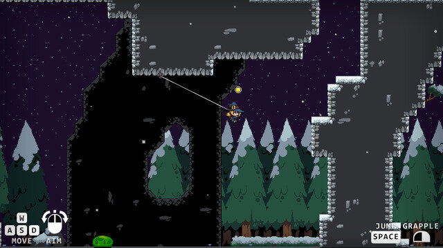 魔法使いになりたい少女レムが可愛いワイヤーアクション『Star Peak』itch.ioで公開―ブラウザでもプレイ可能