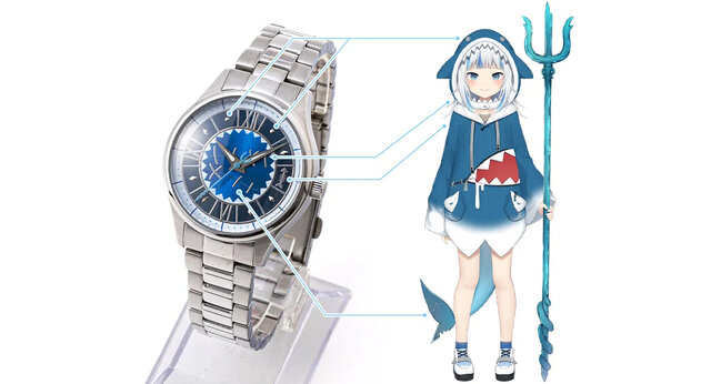 ホロライブEN「がうる・ぐら」モチーフのアウターや時計、バッグがかわいい！描き下ろしイラストを使用したアクリルスタンドも