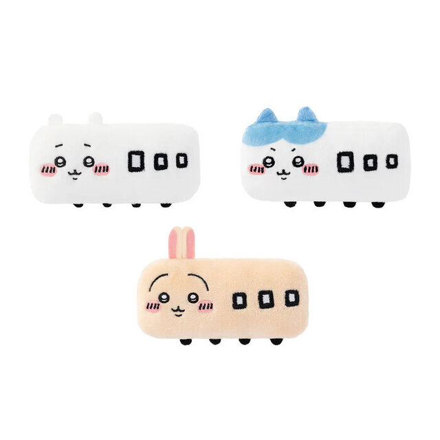 電車風の「ちいかわ」がかわいい！ぬいぐるみバッジセットとパリピ「うさぎ」のマスコットが4月15日まで予約受付中