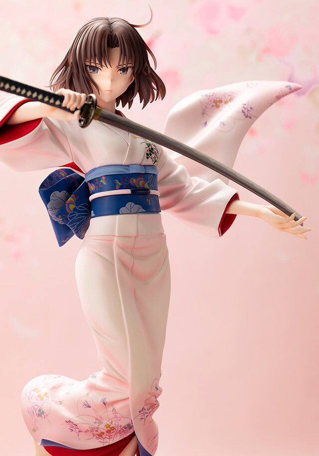 劇場版『空の境界』より「両儀式」がフィギュア化！着物に日本刀を構えた見ごたえのある造形、購入特典で「直死の魔眼」も再現