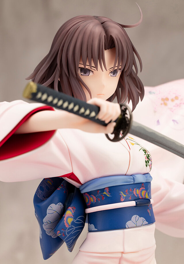 劇場版『空の境界』より「両儀式」がフィギュア化！着物に日本刀を構えた見ごたえのある造形、購入特典で「直死の魔眼」も再現