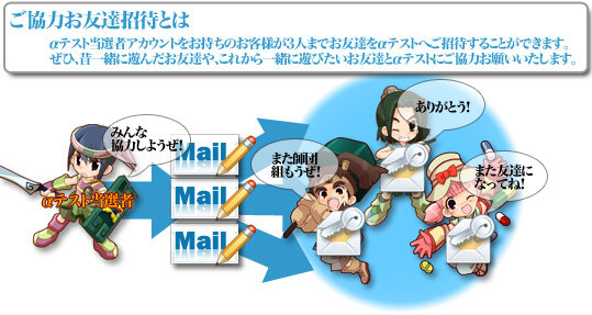 『M2～神甲綺譚～』αテスト当選者の友達を3人招待可能に