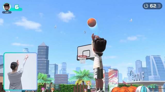 『Nintendo Switch Sports』に新種目「バスケットボール」が追加決定！バスケの動きをジョイコンで体感【Nintendo Direct 2024.6.18】