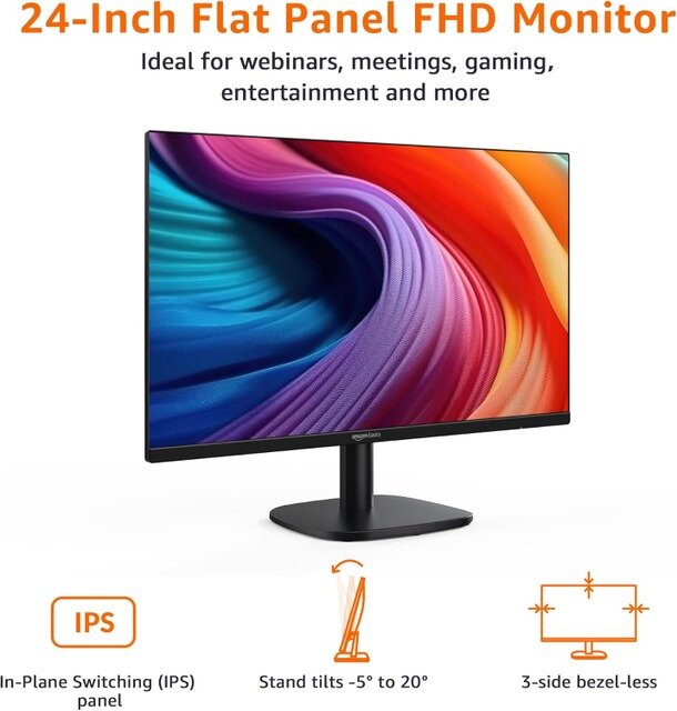 アマゾンのプライベートブランド「Amazonベーシック」に2種類のモニターが登場！ゲーミングモニターは165Hzのリフレッシュレート/1msの応答時間で27,042円から