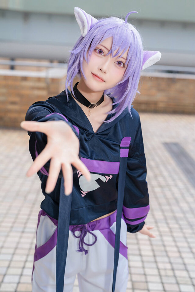猫又おかゆ「ホロライブ」／うさぎもち（@usagimochi_cos）