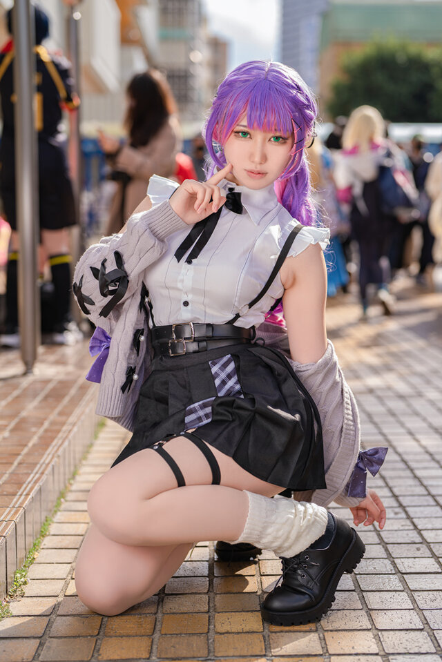 モデル／ねお（X：@Luxaky920）、撮影：tama（X：@tama_0811_）