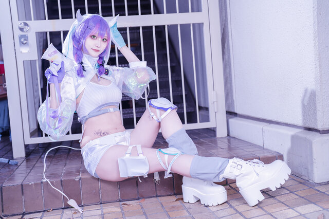モデル／猫又るな（@nekoruna_cos）、撮影：tama（X：@tama_0811_）