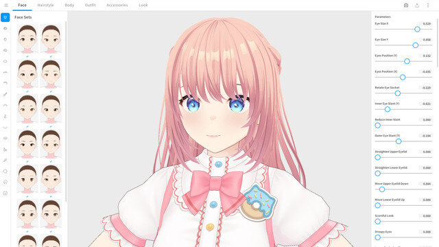 オリジナル3Dキャラクター作成無料ソフト『VRoid Studio v2.0.0』公開！『VRChat』向け3Dキャラクターの着せ替え・カスタマイズ機能がより充実
