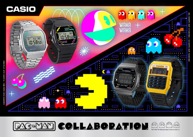 45周年を記念した『パックマン』コラボウオッチがポップで可愛い！アーケード筐体をモチーフにしたモデルなどカラフルな仕上がりに