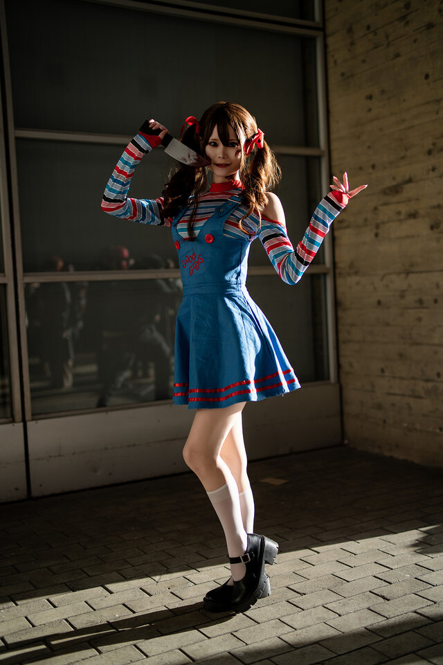 チャッキー（女体化）「チャイルド・プレイ」【HORROR美少女】／山本乃愛（X：@NxoxAs_Ark）