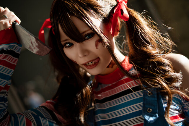 チャッキー（女体化）「チャイルド・プレイ」【HORROR美少女】／山本乃愛（X：@NxoxAs_Ark）