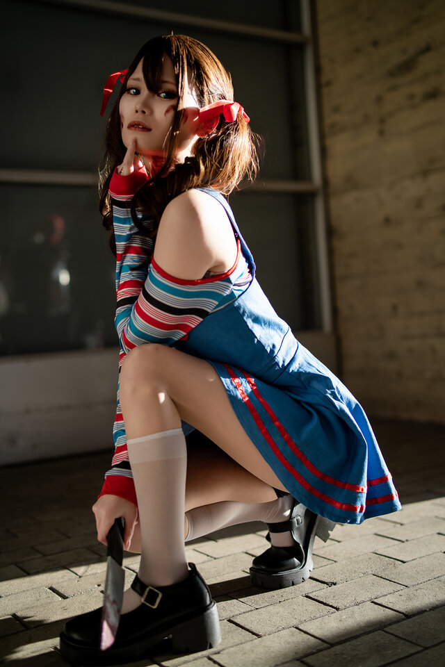 チャッキー（女体化）「チャイルド・プレイ」【HORROR美少女】／山本乃愛（X：@NxoxAs_Ark）