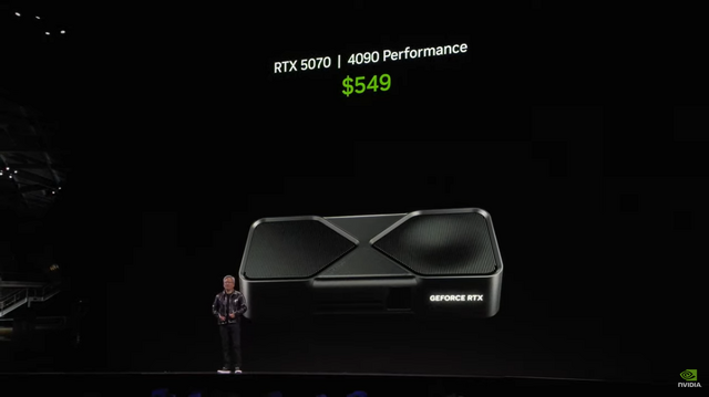最新GPU「NVIDIA GeForce RTX 5000」シリーズ発表！下位モデル「RTX 5070」は「RTX 4090」と同等性能で549ドルから、ノートPC向けモデルも発表―1月より順次市場に投入へ