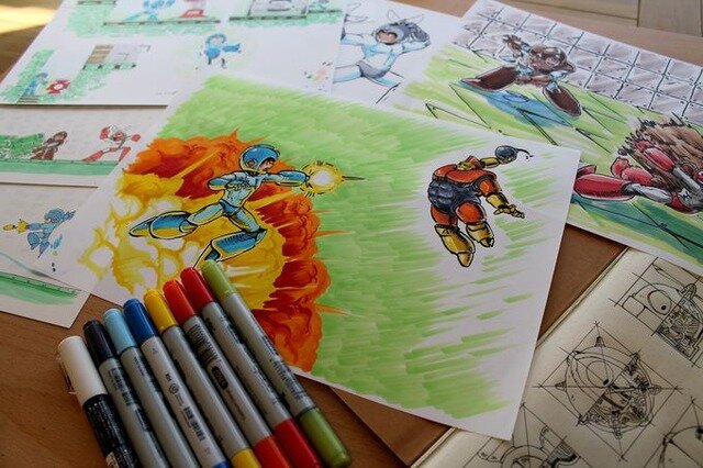どこか懐かしい、初代『ロックマン』手描き攻略本が登場！公式ライセンス付きでクラファン開始